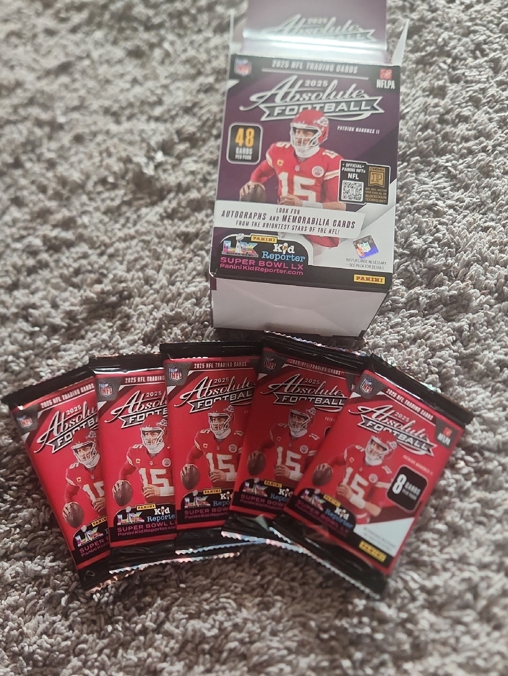 new Panini Absolute Football trading
